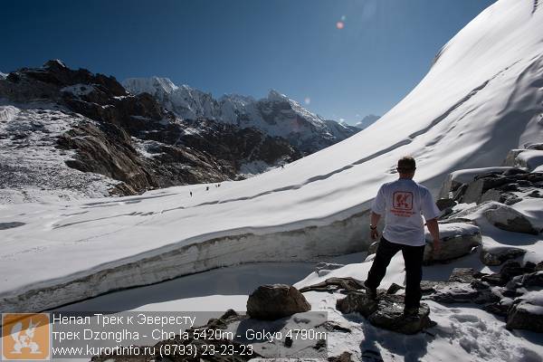 Ледник на перевале Чо Ла Непал