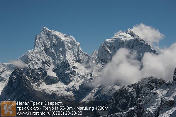 Вид с перевала Ренджо Ла Непал