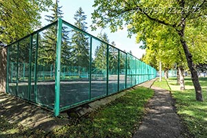 Теннисный корт на теретории санатория «им. Калинина»