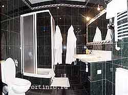 Ванная комната фото двухкомнатный двухместный номер Люкс Гостиница «Корона» г. Кисловодск Кавминводы 