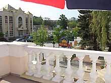Вид с балкона гостинично-ресторанного комплекса «Корона» город Кисловодск КМВ