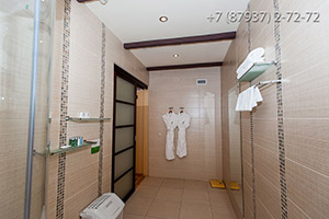 Ванная комната в номере СТУДИЯ «ЯПОНИЯ»
