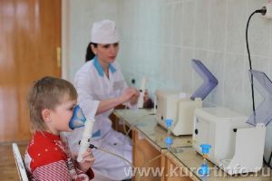 Кавминводы Пятигорск Центральный военный детский санаторий  Ингаляции для детей фото